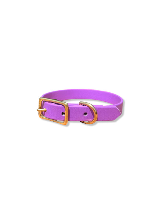 Collar cuero vegano VIOLETA