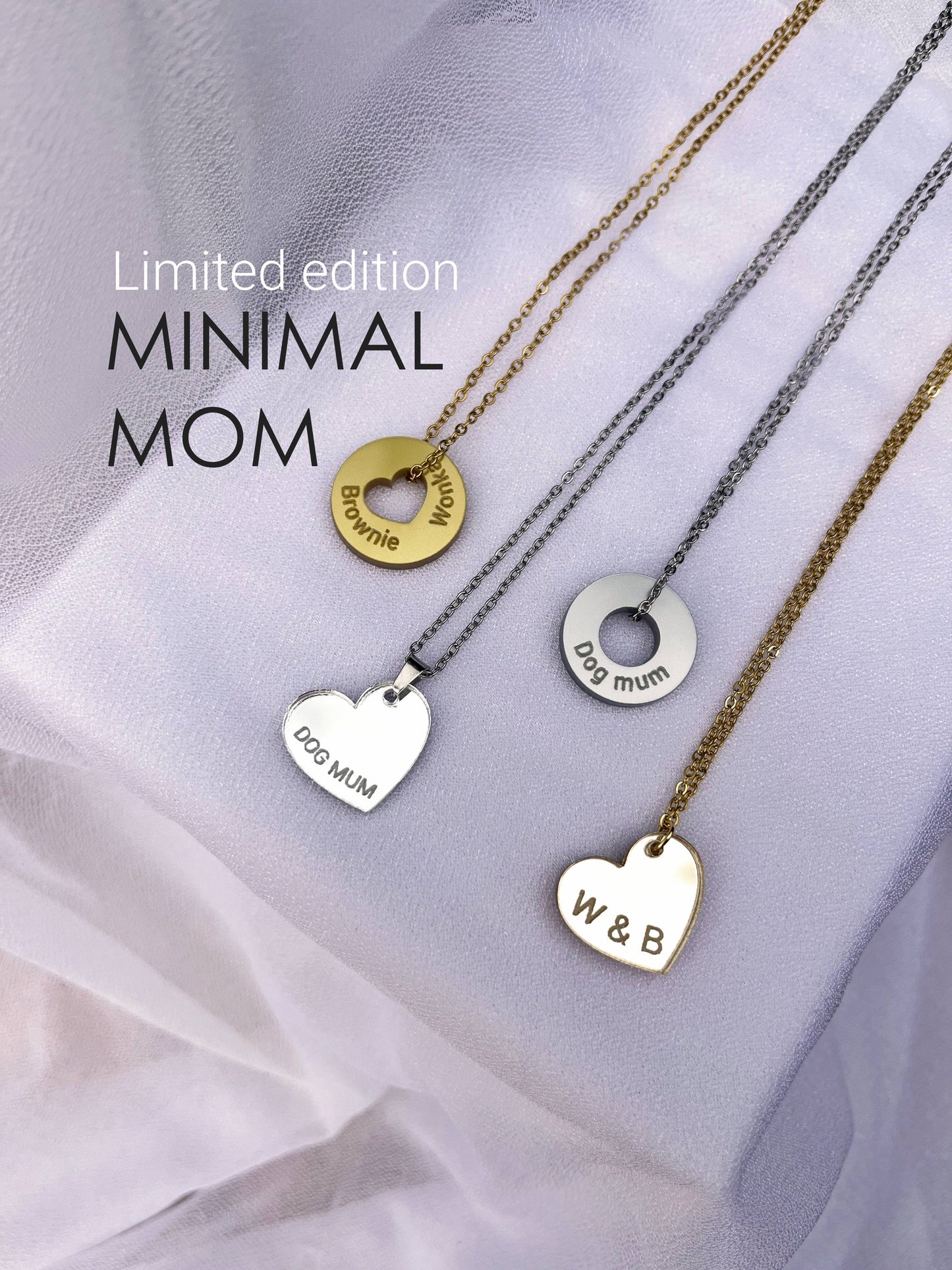 Collar minimal mom personalizado