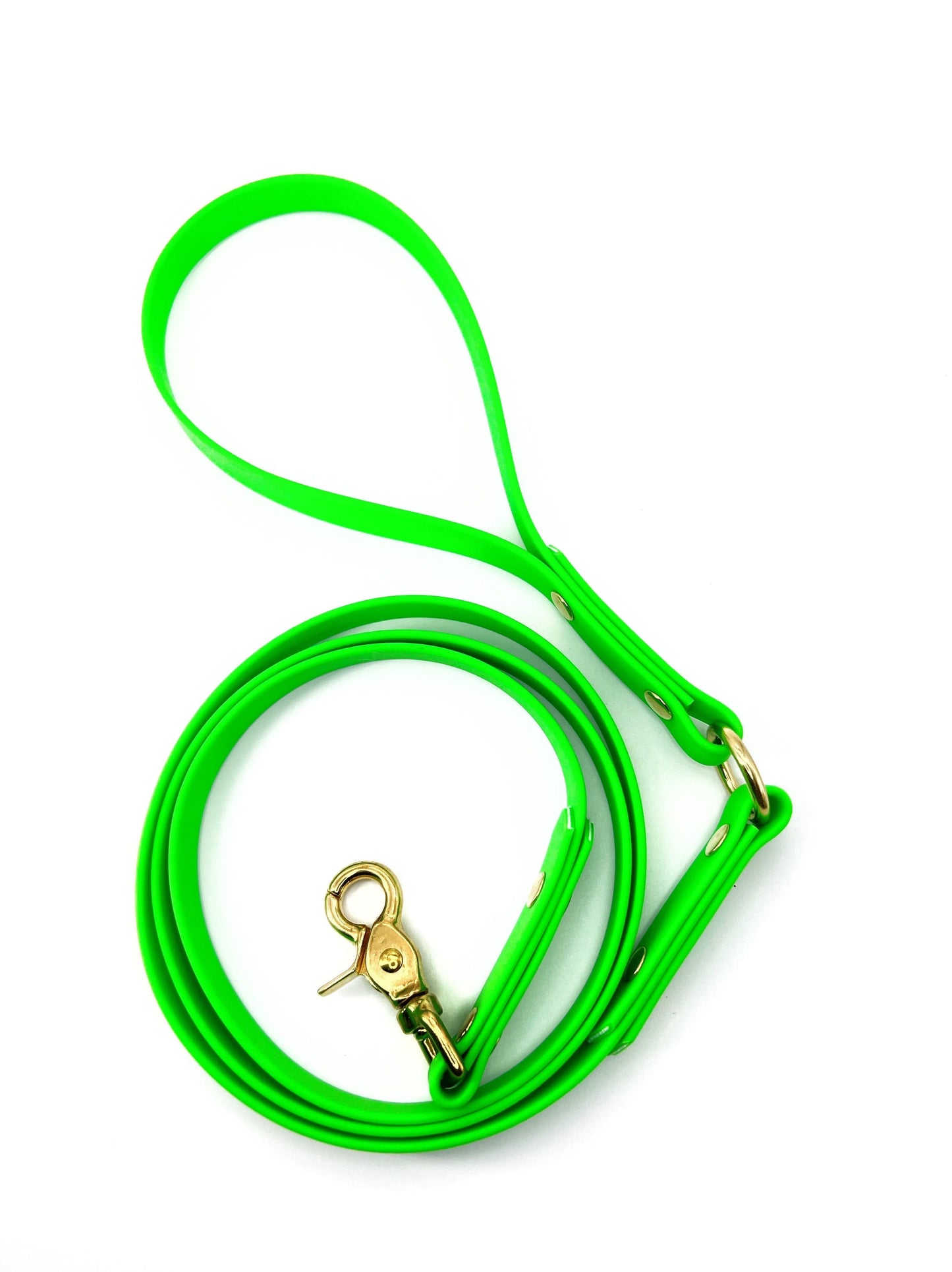 Correa cuero vegano NEON WASABI