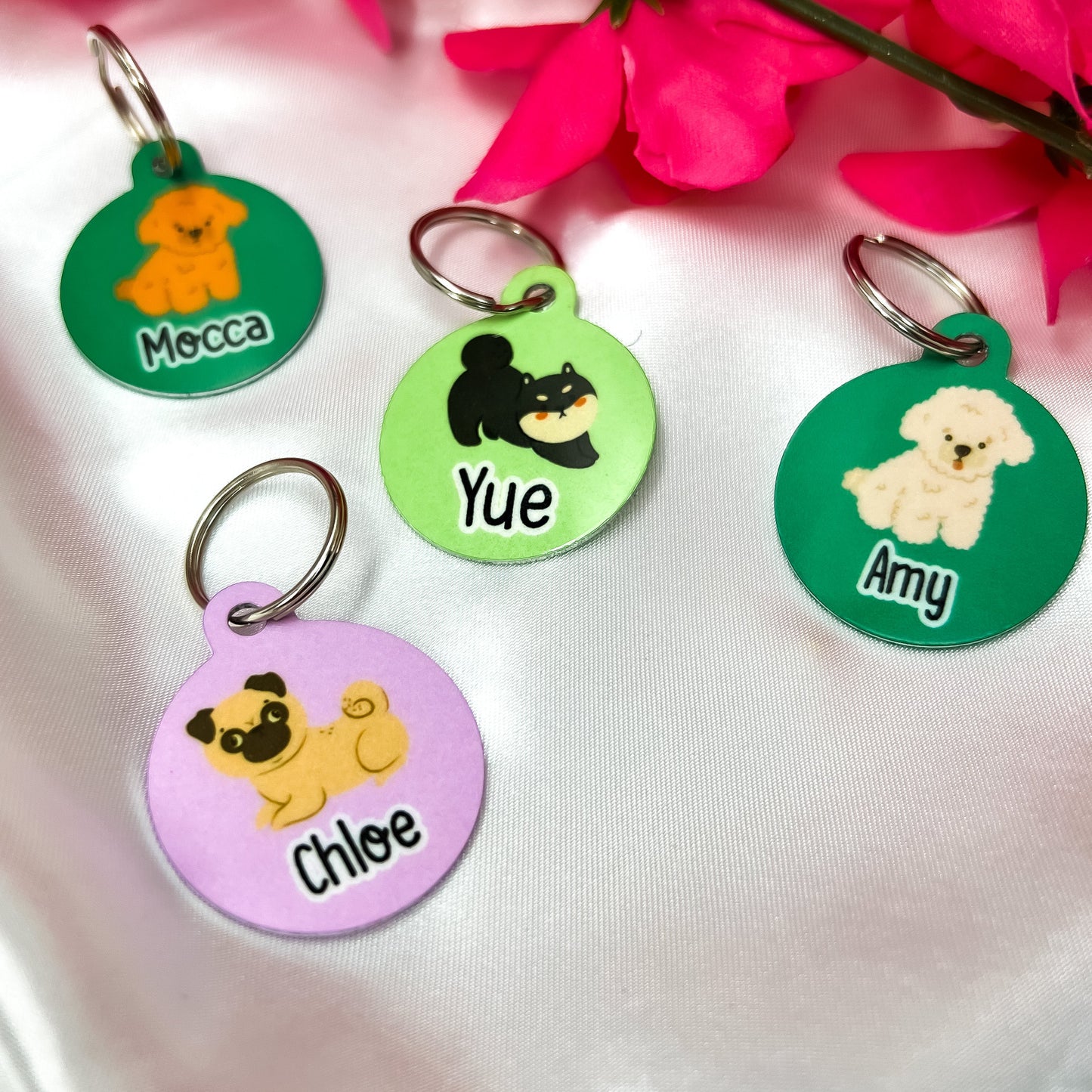 Pug metal tag