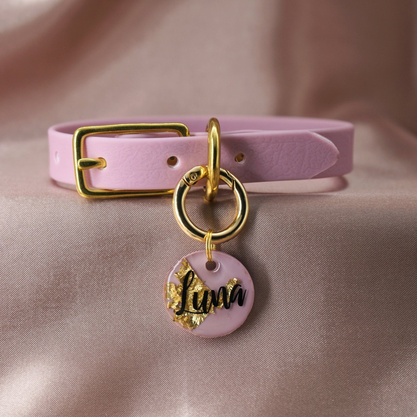 Collar cuero vegano LILAC