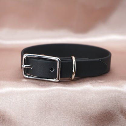 Collar cuero vegano BLACK