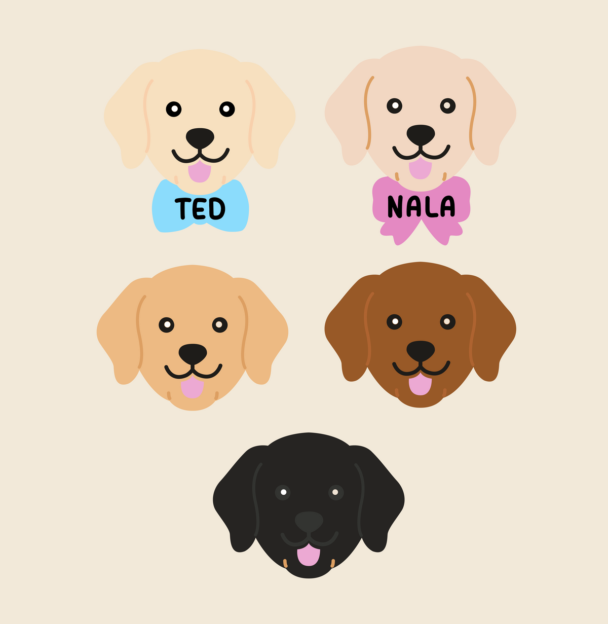 Golden/ Labrador personalizado