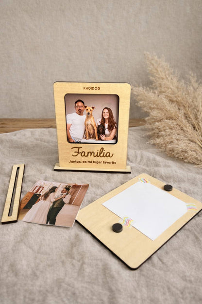 Portafotos madera personalizado