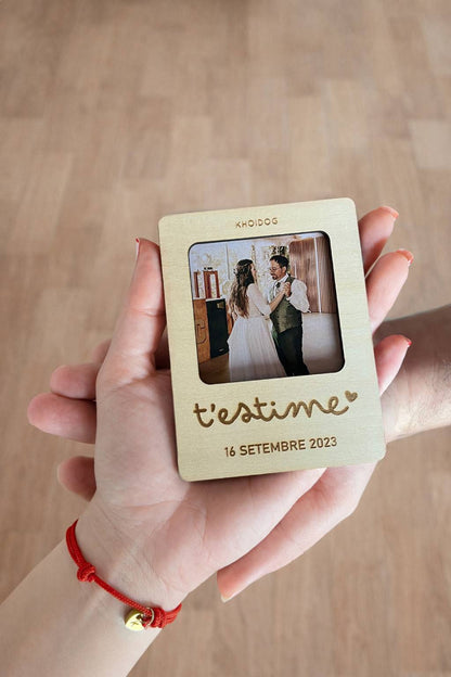 Portafotos madera personalizado