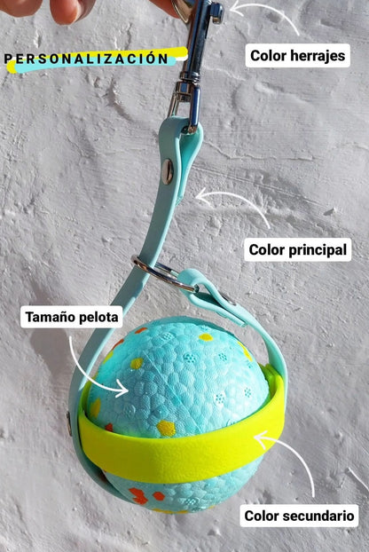 Porta pelota + pelota de REGALO