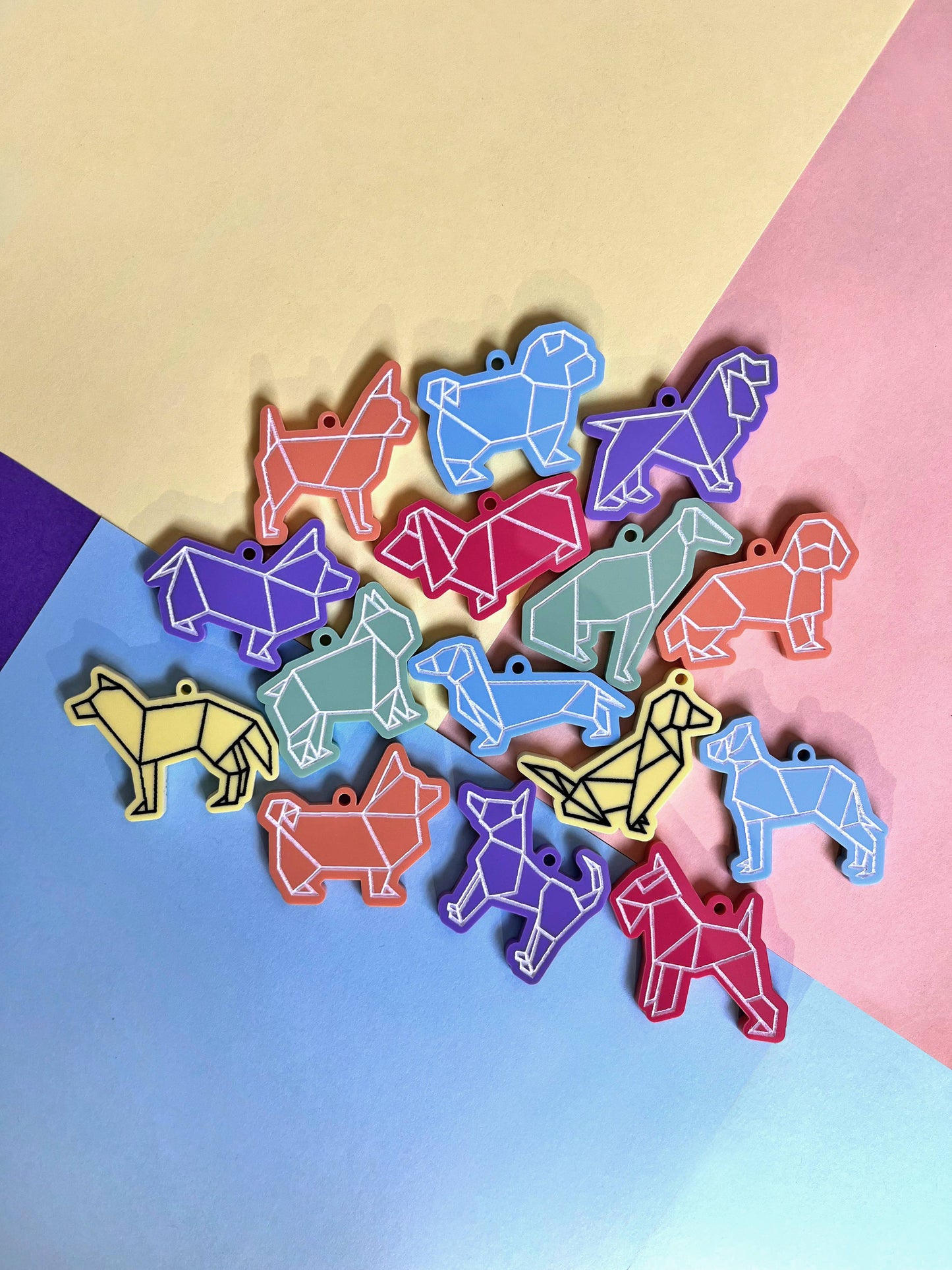 Chapitas Origamidog