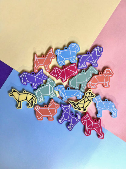 Chapitas Origamidog